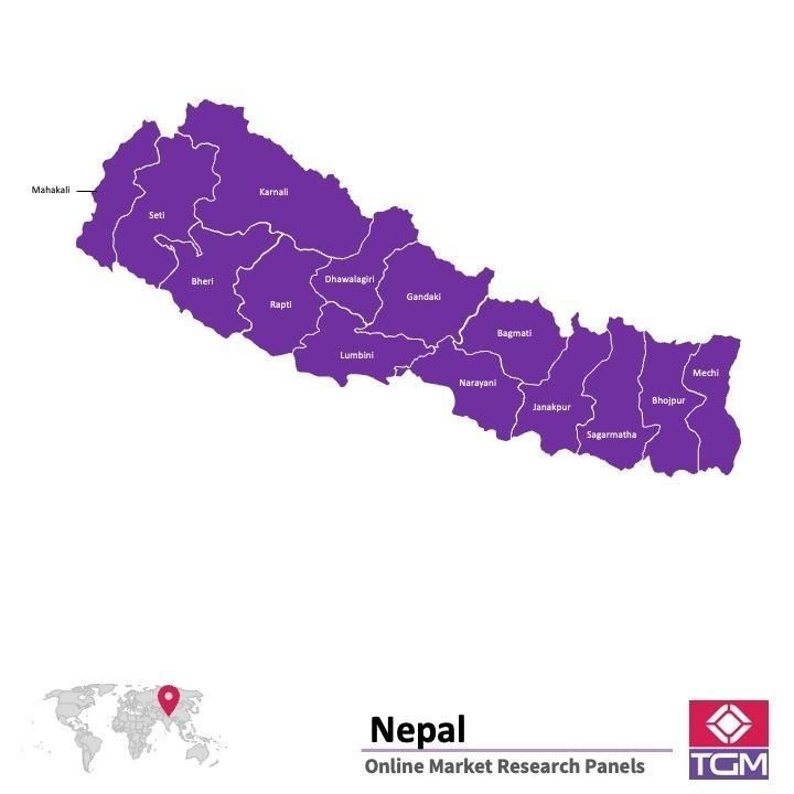 PANEL ONLINE DI NEPAL |  Riset Pasar di Nepal