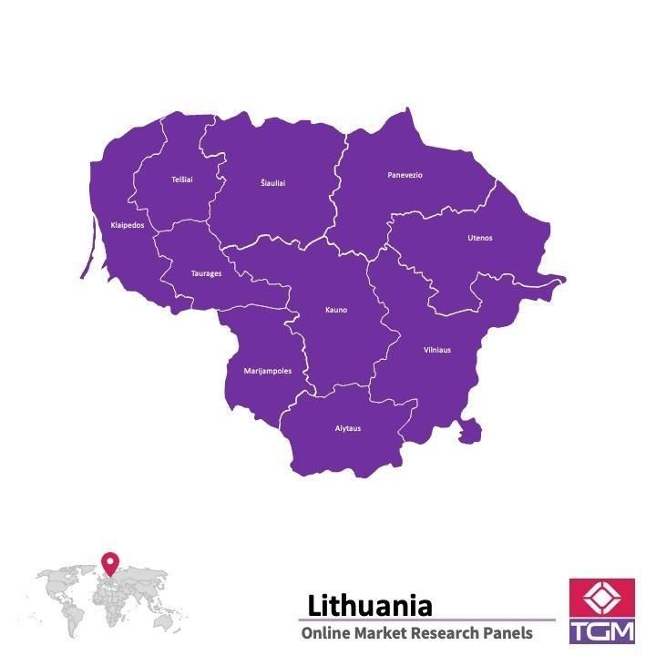 PANEL ONLINE DI LITUANIA |  Riset Pasar di Lituania