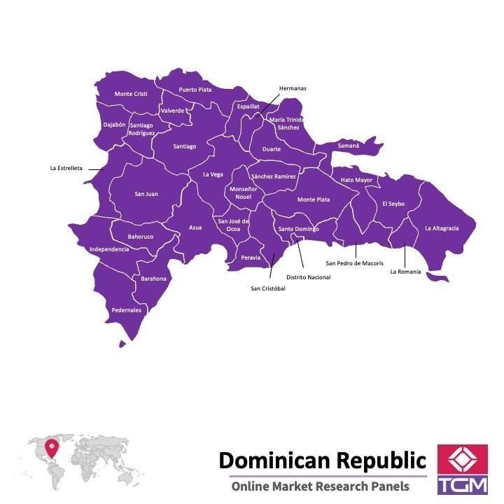 PANEL ONLINE DI REPUBLIK DOMINIKA |  Riset Pasar di Republik Dominika
