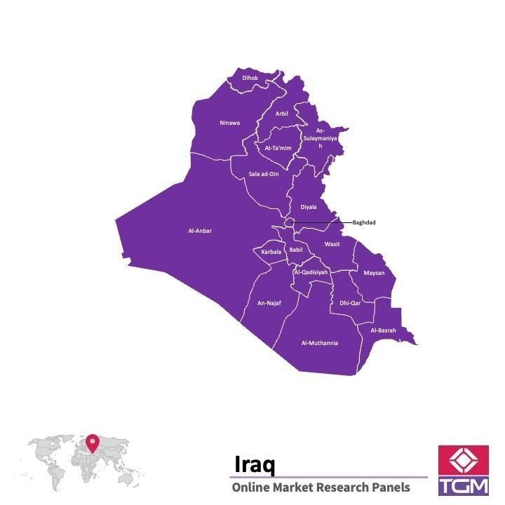 PANEL ONLINE DI IRAK |  Riset Pasar di Irak