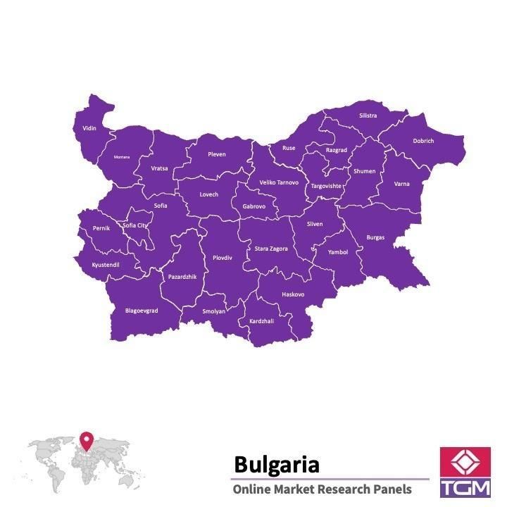PANEL ONLINE DI BULGARIA |  Riset Pasar di Bulgaria