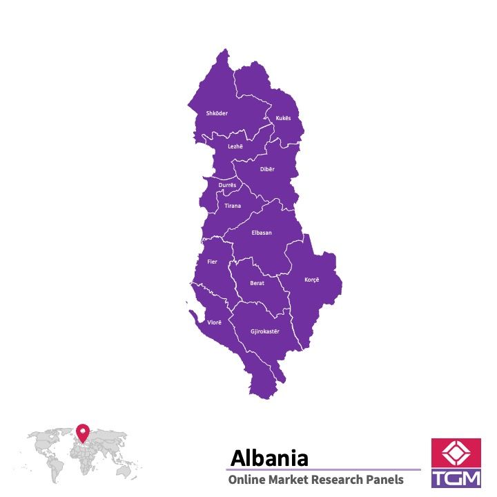 PANEL ONLINE DI ALBANIA |  Riset Pasar di Albania
