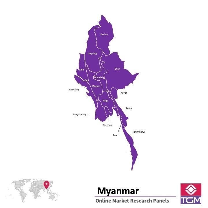 PANEL ONLINE DI MYANMAR |  Riset Pasar di Myanmar